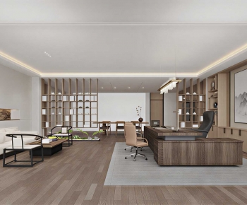 New Chinese Style Manager's Office-ID:994843016