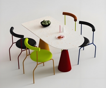 Modern Dining Table And Chairs-ID:716207031