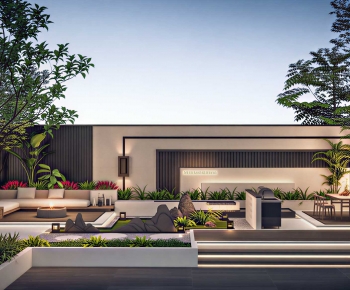 Modern Courtyard/landscape-ID:359918122