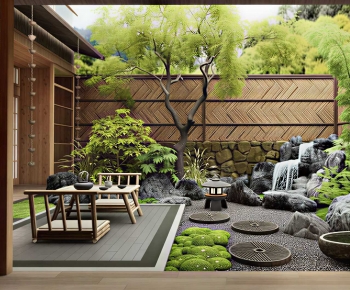 Japanese Style Courtyard/landscape-ID:305668121