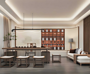 New Chinese Style Tea House-ID:926882036