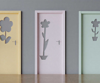 Modern Single Door-ID:492532971