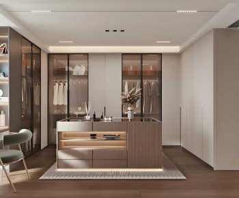 Modern Clothes Storage Area-ID:978594065