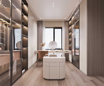 Modern Clothes Storage Area-ID:498239043