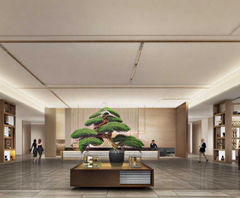 New Chinese Style Lobby Hall-ID:630028011