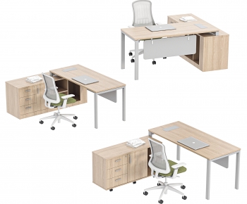 Modern Office Desk And Chair-ID:576401002