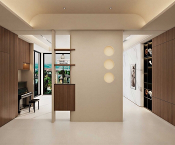 Modern A Living Room-ID:671257022