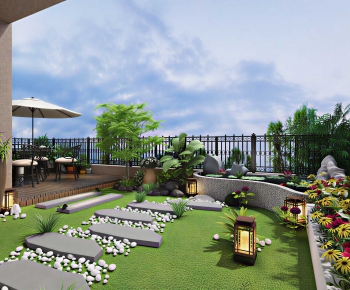 Modern Courtyard/landscape-ID:101070428