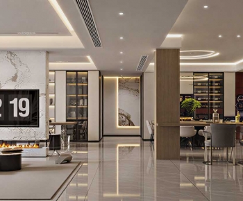 Modern A Living Room-ID:828567989