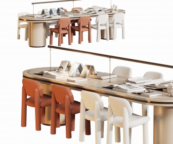 Modern Computer Desk And Chair-ID:547638895