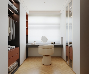 Modern Clothes Storage Area-ID:514379983