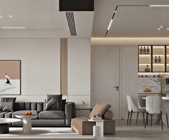 Modern A Living Room-ID:501468905