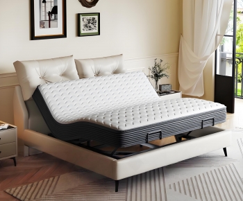 Modern Double Bed-ID:819504027