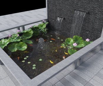 Chinese Style Rockery Waterscape-ID:759977105