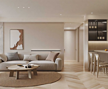 Modern A Living Room-ID:997459891