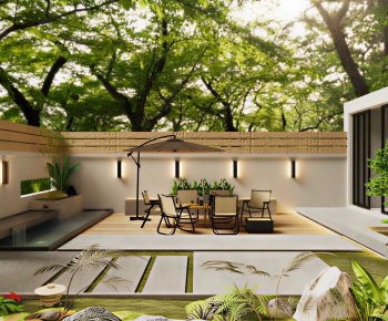 Modern Courtyard/landscape-ID:973320047