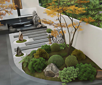 New Chinese Style Courtyard/landscape-ID:601993089