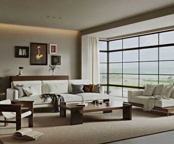 Modern A Living Room-ID:398628001