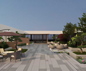 Modern Courtyard/landscape-ID:569657095