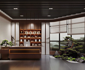 New Chinese Style Tea Shop-ID:545631896