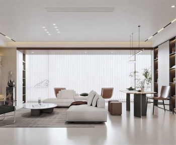 Modern A Living Room-ID:704375037