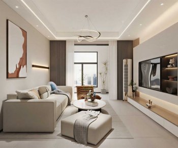 Modern A Living Room-ID:497798927