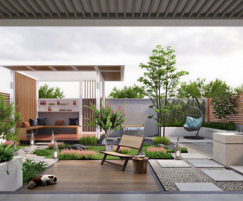 Modern Courtyard/landscape-ID:955150168