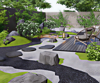 New Chinese Style Courtyard/landscape-ID:955610047