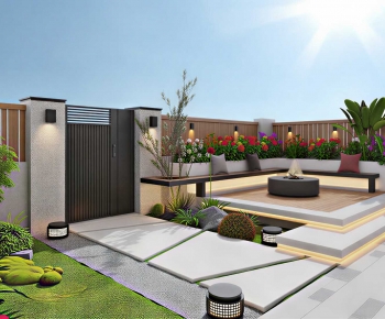 Modern Courtyard/landscape-ID:650145054