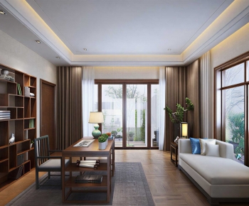 New Chinese Style Study Space-ID:705338959