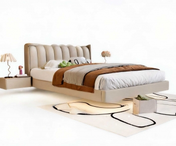 Modern Double Bed-ID:512949946