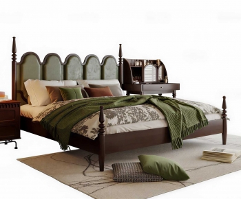 French Style Double Bed-ID:357489117