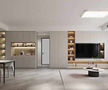 Modern A Living Room-ID:770559074