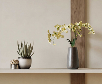 Modern Potted Green Plant-ID:144613035