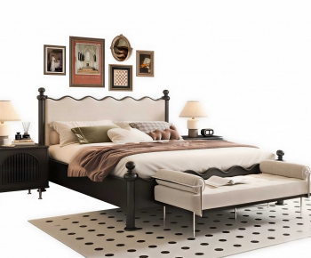 French Style Double Bed-ID:246934896