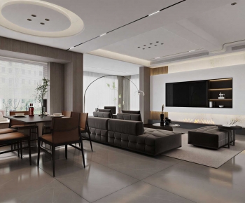 Modern A Living Room-ID:451924094