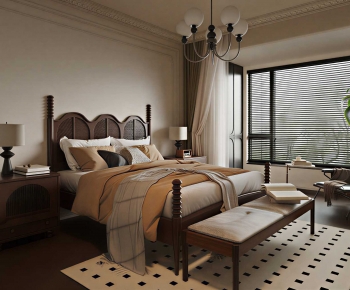 French Style Bedroom-ID:713331949
