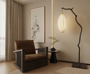 New Chinese Style Lounge Chair-ID:603586915