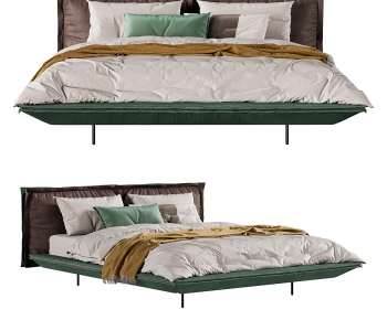 Modern Double Bed-ID:589859017