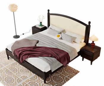 Modern Double Bed-ID:697849048