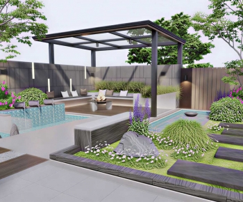 Modern Courtyard/landscape-ID:184910316