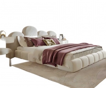 Modern Double Bed-ID:246857889