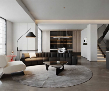 Modern A Living Room-ID:743442061