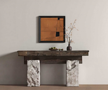 Wabi-sabi Style Console-ID:558347948