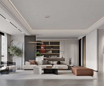 Modern A Living Room-ID:839497097
