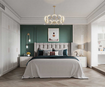 American Style Bedroom-ID:402695897