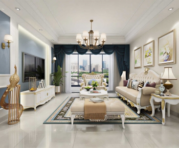 European Style A Living Room-ID:427273043