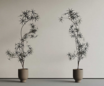 Modern Ground Green Plant Potted Plants-ID:344263083