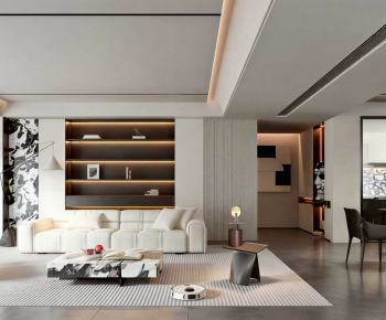 Modern A Living Room-ID:258824117