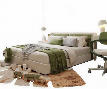 Modern Child's Bed-ID:142700916